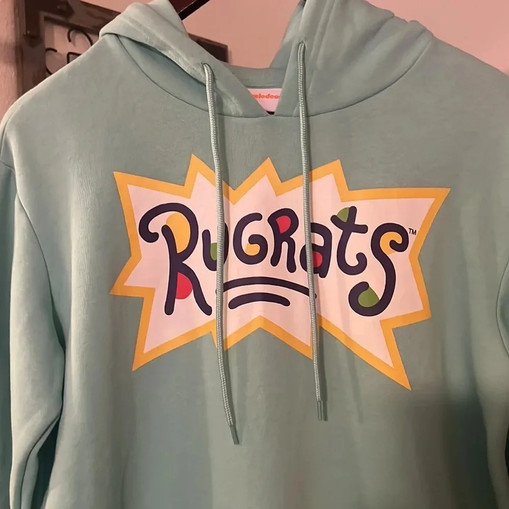 Nickelodeon Mens Rugrats Reptar Hoodie - Size Small - Picture 2 of 6